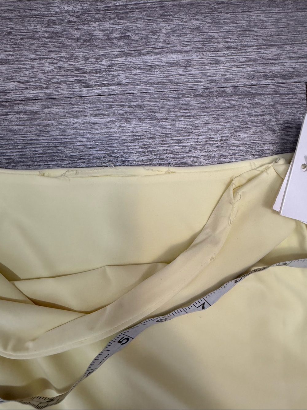 NWT Deme By Gabriella Dahlia Butter Yellow Strapless Sheer Mermaid Maxi Gown XS - Picture 9 of 12